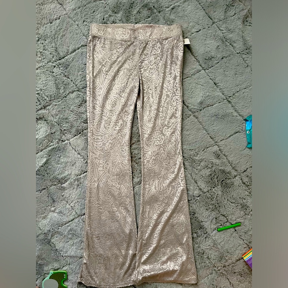 Free people velvet pants size small